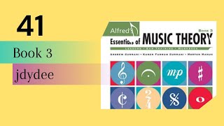 Alfreds essential music theory book 3  lesson 7172 [upl. by Ferriter]