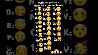 Ton prénom tes emojis pourtoi prénom emojis short [upl. by Sergias]