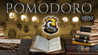 HUFFLEPUFF 📚 POMODORO Study Session 5010  Harry Potter Ambience 📚 Focus Relax amp Study in Hogwarts [upl. by Rodmun]