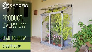 Palram  Canopia  Lean To GrowHouse [upl. by Aicilyt]