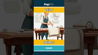 🇬🇧🇫🇷 tailor  tailleur  vocabulary builder  learn English  apprenons langlais [upl. by Latoyia648]