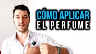 Cómo aplicarse el perfume para hombres [upl. by Hardunn279]