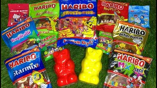 New Haribo and MampMs Mix Candy and Jelly Unboxing [upl. by Nerty]