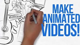 How to Make Whiteboard Animation for Free With Powtoon  Whiteboard Video [upl. by Rickie]