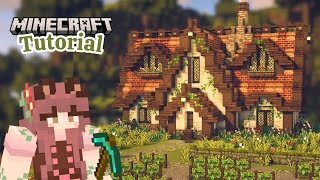 Minecraft How to Build a Grapeyard Cottage  Tutorial [upl. by Ludvig]