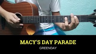 Macys Day Parade  Greenday  Easy Guitar Tutorial with Chords and Lyrics [upl. by Elleryt]