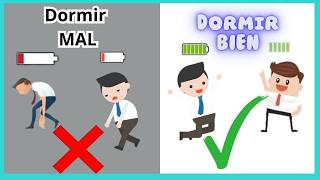 Cómo dormir BIEN y Despertar temprano ¡5 Hábitos para dormir bien😴😴 [upl. by Ennaira]