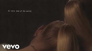 Ariana Grande  intro end of the world lyric visualizer [upl. by Ayel]