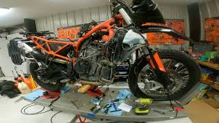 KTM 790 Adventure  Valve Clearance Check Overview [upl. by Marr499]