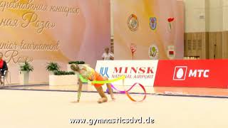 Kseniya Stseshyts BLR  Junior 28  Crystal Rose Cup Minsk 2018 [upl. by Joscelin]