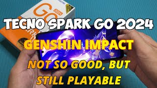 Genshin Impact in Tecno Spark Go 2024 Hand Cam [upl. by Gaudette861]