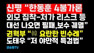 신평 quot한동훈 4 불가론대선 나오면 필패제2의 보수 궤멸quot선진변협의 특검법 비판 外 [upl. by Skcirdnek]