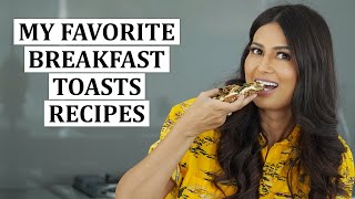 My Favourite Breakfast Toasts Recipes [upl. by Simaj]