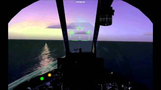 FSX Accélération Etendard IVM Carrier landing [upl. by Derayne]