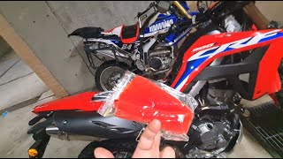 Honda CRF 300L airbox mod [upl. by Enywad]