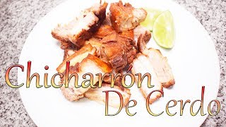 Receta Chicharrón de Cerdo  Cocinando con Yolanda [upl. by Anihsak]