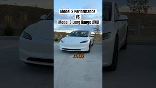 Is the Model 3 Performance Worth 7500 More Than AWD 🤔😳 [upl. by Dessma]