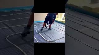 Installation Techniques for Underfloor Heating Pipes [upl. by Anidem792]