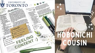 Journaling Vlog Lectures Sketches Cafes amp Groceries  Hobonichi Cousin Planner [upl. by Assiled]