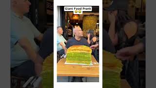 Gaint food🤣 prank foodprank ngakak fyp [upl. by Nolita]