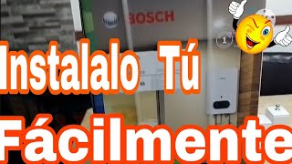 Como Instalar Boiler De Paso Marca BOSCH Fácilmente 🔧🪛👌👍 [upl. by Notlad840]