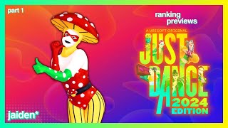 ranking just dance 2024 edition  nintendo direct PART ONE [upl. by Yenmor]