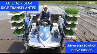 TAFE agristar rice transplanter [upl. by Nmutua860]