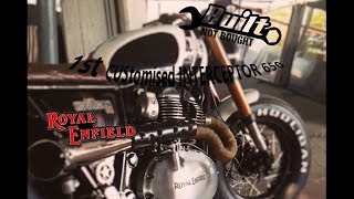 Interceptor 650 fully modified  Walk around and Exhaust note  brat racer [upl. by Ihc]