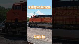 Burlington NorthernSanta Fe Trains train railroad railway bnsf bnsftrains bnsfrailfan [upl. by Nyrehtak]