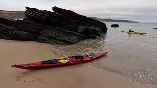 Video 1 of 5 Sea kayak paddle from Portskerra to Strathy Beach on 9 November 2024 [upl. by Eiznik]