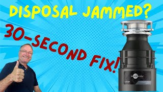 How to EASILY FIX a JAMMED Garbage Disposal  Fix It Yourself [upl. by Wareing]