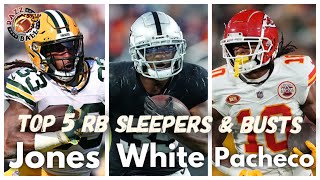 2024 Running Back Rankings  Potential Sleepers and Busts [upl. by Strenta140]