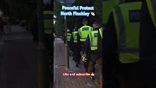 Peaceful Protest North Finchley 👏🏻 peace london england news [upl. by Leirraj]