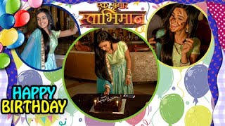 Nainas CRAZY BIRTHDAY Celebration On The Sets  EXCLUSIVE Interview  Ek Shringaar Swabhimaan [upl. by Ovid]