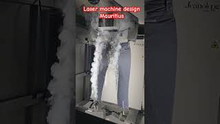 New design jeans pant four laser machine mauritius [upl. by Adev]