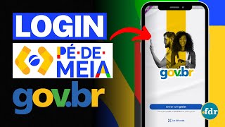 LOGIN PÃ‰ DE MEIA COMO FAZER UMA CONTA GOVBR PARA ENTRAR NO APLICATIVO JORNADA DO ESTUDANTE [upl. by Atterrol33]