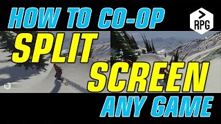 How to Split Screen Any Game  Multiplayer CoOp PC Xbox One Xbox 360 PS4 PS3 [upl. by Tierney377]