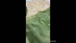 1350rs fs Shimmer soft tissue crushed saree Soft Tissue Embroidery Work Sarees WhatsAppto 8951320171 [upl. by Castra582]