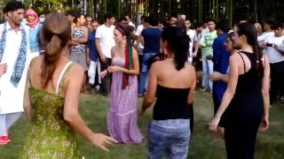 Pashto Colcher  Attan Dance  With  Americans Girls [upl. by Nyleahs]