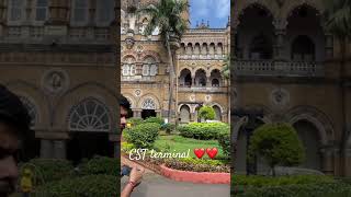 CST terminal Mumbai view ❤️ mumbai mumbaidiaries viratkohli bandra minivlog dhoni dailyvlog [upl. by Irakuy413]