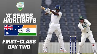 Australia A v India A  Firstclass match one  Day 2 [upl. by Yusem]