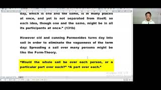 Unit 11 The third man argument and quotParmenidesquot document [upl. by Neyrb441]