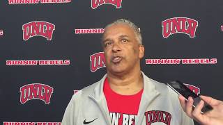 UNLV Media Availability  Preview Mississippi Valley State [upl. by Beaston]