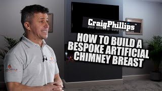 How to build a Bespoke Artificial Chimney Breast with Craig Phillips  Complete Media Wall Build [upl. by Duma]