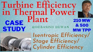 Turbine Efficiency in Thermal Power Plant  Isentropic Efficiency Case Study [upl. by Esile784]