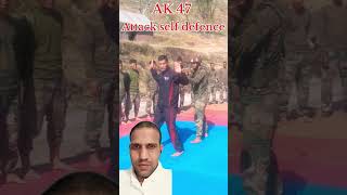 AK 47 attack self defence with commando rifle attack  indianarmy rifle attack rifleselfdefence [upl. by Hoashis]