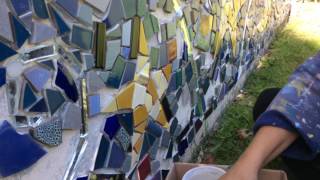 How to Attach Tiles for a Mosaic [upl. by Erbua]