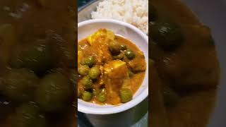 Mutter Paneer Recipe poori mutterpaneer trending [upl. by Olney]