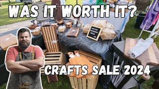 Selling Woodworking on a Crafts Show  This is how it turned out [upl. by Eide563]