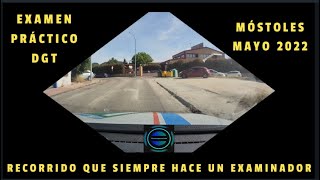 RECORRIDO QUE SIEMPRE HACE UN EXAMINADOR EXAMEN PRÁCTICO DE CONDUCIR MÓSTOLES 2022 [upl. by Lubow]